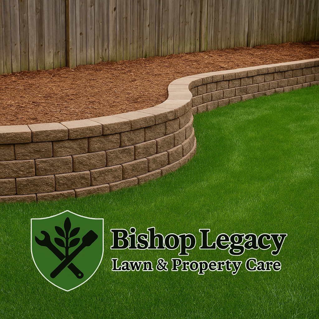 Retaining wall installation